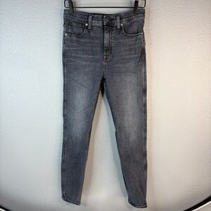 Madewell - 10" High-Rise Skinny Crop Graywash Jeans